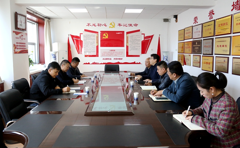 新疆维吾尔自治区地质研究院到我公司调研交流
